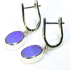 Easy Wear Gold Huggie Opal Earring Design