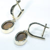 Solid Opal Earrings Rear View
