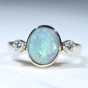 Natural Australian Lightning Ridge Dark Crystal Opal