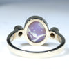 Solid Opal Gold Ring Rear View