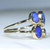 Gold Opal Ring Side View