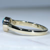 Gold Opal Ring Side View
