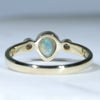 Solid Crystal Opal Ring Rear View