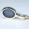 Solid Opal Pendant Rear View