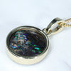 Solid Opal Pendant Rear View
