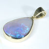 Lightning Ridge Crystal Opal 18k Gold Pendant (16mm x 11.5mm) Code - AA35