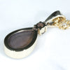 Solid Opal Pendant rear View