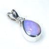 Easy Wear Small Silver Opal Pendant Design