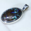 Sterling Silver - Solid Queensland Boulder Opal Matrix