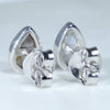 Solid Opal Studs Rear View