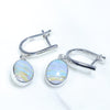 Huggie Opal Earrings Closed