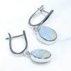 Opal Earrings Side View