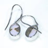 Solid Opal Earrings Rear View