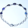 Australian Boulder Opal Silver Bracelet 16.5cm - 20cm Code  CC09