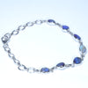 Australian Boulder Opal Silver Bracelet 16cm - 20.5cm Code  CC05