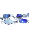 Australian Boulder Opal Silver Bracelet 16cm - 20.5cm Code  CC05