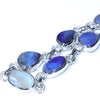 Australian Boulder Opal Silver Bracelet 16cm - 20.5cm Code  CC05