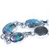 Australian Boulder Opal Silver Bracelet 16cm - 18cm Code  CC01