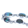 Australian Boulder Opal Silver Bracelet 16cm - 18cm Code  CC01