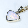 10k Gold - Solid Coober Pedy White Opal