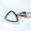 Solid Opal Pendant rear View