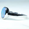 14k White Gold - Solid Queensland Boulder Opal