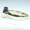 Gold Opal Ring Side View