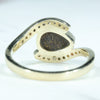 Solid Opal Ring rear View