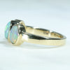 Gold Opal Ring Side View