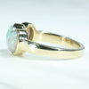 Gold Opal Ring Side View