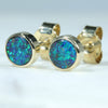 Easy Wear Gold Opal Stud Design