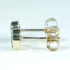 Gold Opal Studs Side View