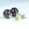 Solid Opal Studs Rear View