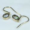 Solid Opal Earrings Rear View