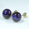 10k Gold - 2 Solid Queensland Matrix Opals
