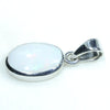Silver Opal Pendant Side View