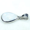 Silver Opal Pendant Side View