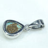 Solid Opal Pendant Rear View