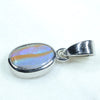 Silver Opal Pendant Side View