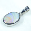 Silver Opal Pendant side View