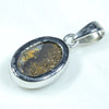 Solid Opal Pendant Rear View