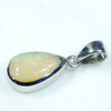 Silver Opal Pendant Side View