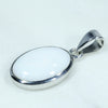 Silver Opal Pendant Side View