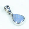 Queensland  Boulder Opal Silver Pendant with Silver Chain (10mm x 7.5mm) Code - FF100