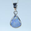 Natural Australian Boulder Opal Silver Pendant