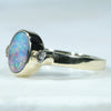 Gold Opal Ring Side View