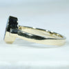 Gold Opal Ring Side View