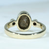 Solid Opal Gold Ring Rear View