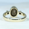 Solid Opal Ring Rear View