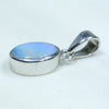 Silver Opal Pendant Side View